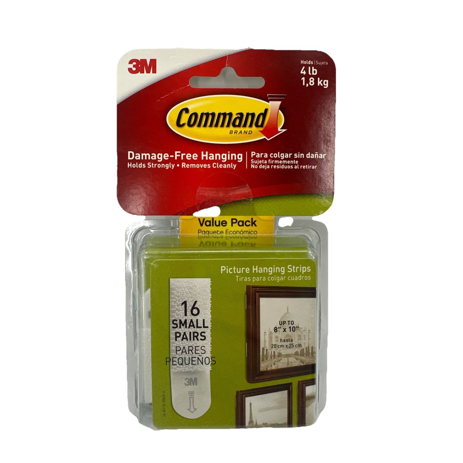 Command™ Small Picture Hanging Strips Value Pack 17205-16ES 16 Small Pairs {T} gallery