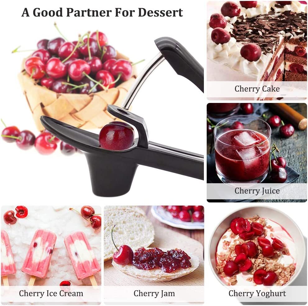 Cherry Pitter Tool , Olive Jujube Pitter Tool (Black) gallery