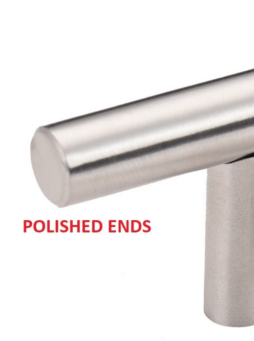 Stainless Steel T Bar Kitchen Cabinet Door Hardware Pulls Handles Knobs 2" - 24" gallery
