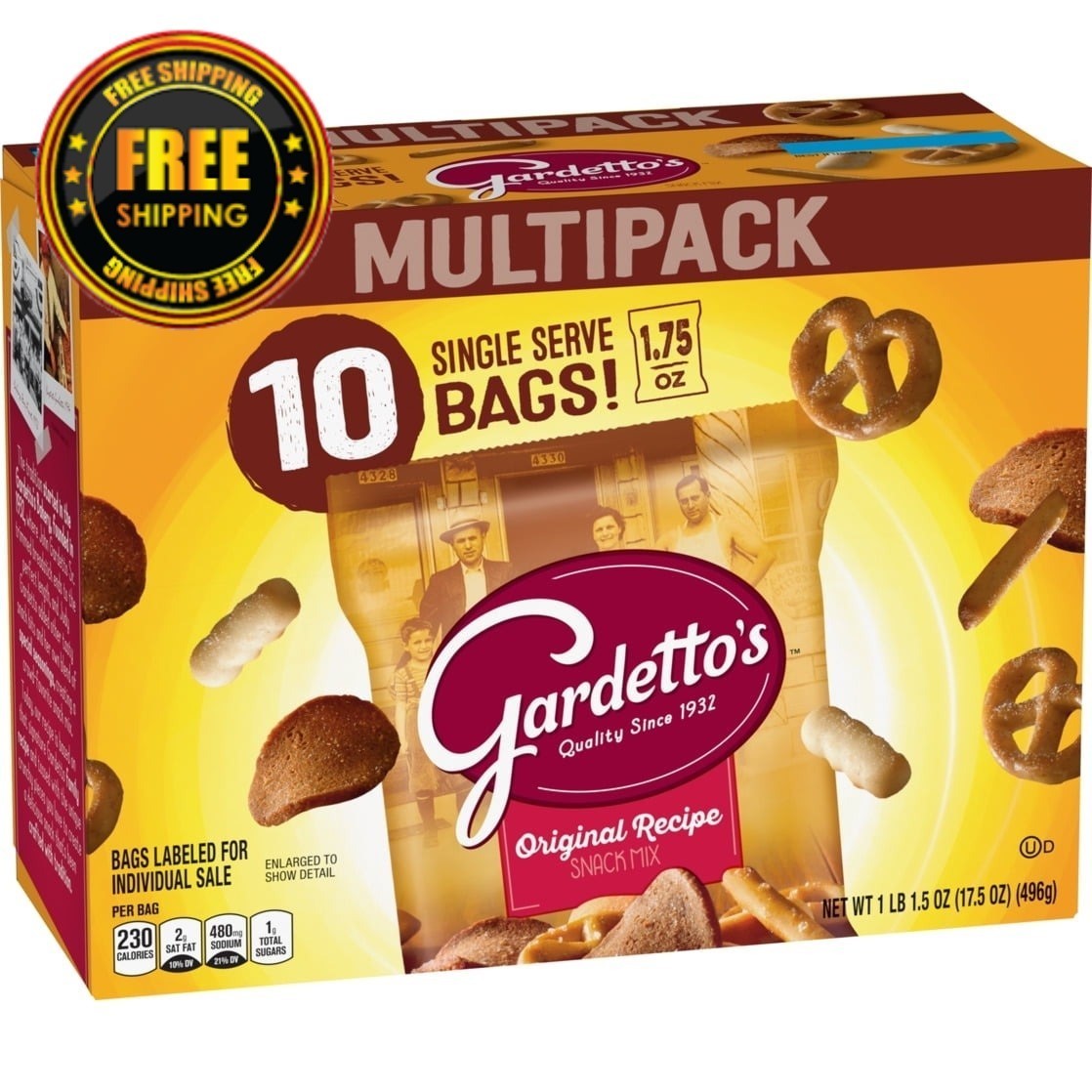 Gardetto’s Original Recipe Snack Mix, 10-Count Multipack, 17.5 oz gallery