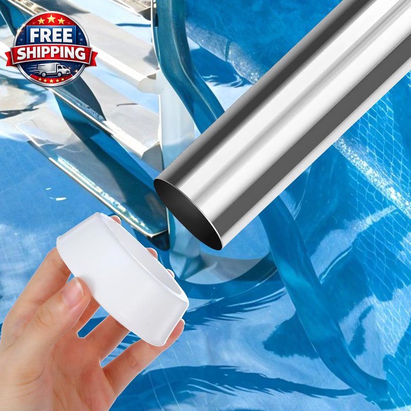 Pool Ladder Bumpers for Inground Pools - 2 Pack Rubber Steps outside Plug Caps F gallery