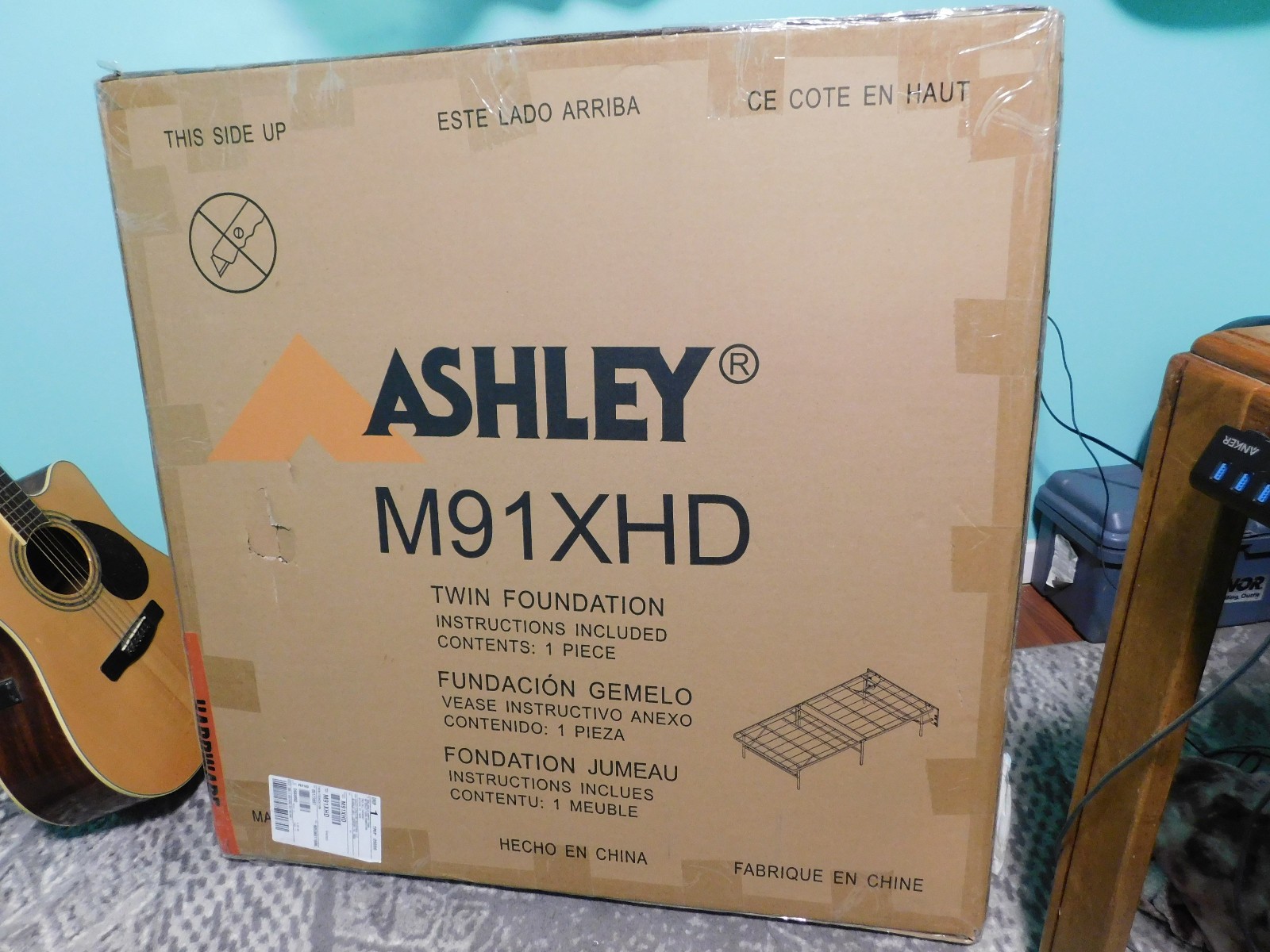 Ashley M91XHD Twin Foundation Box Spring Replacement Brand New Sealed gallery