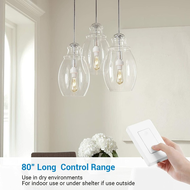 DEWENWILS Remote Control Light Socket Wireless Light Switch for Light Fixtures gallery