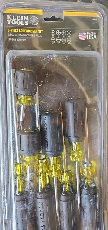 Klein 85078 Screwdriver Set, Multi-Application, 8-Piece gallery