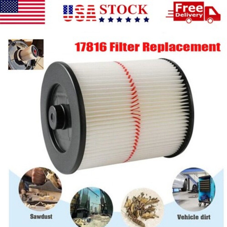 17816 Filter Replacement For Craftsman For Shop Vac Wet Dry Vacuum Washable gallery