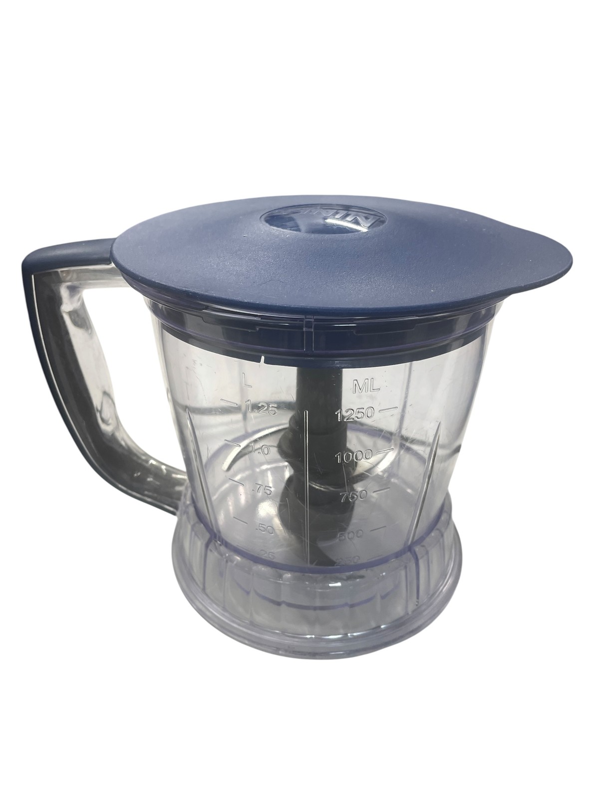 Ninja Food Chopper Express Chop Blender Processor QB750B Blue Silver 40oz 5 Cup gallery