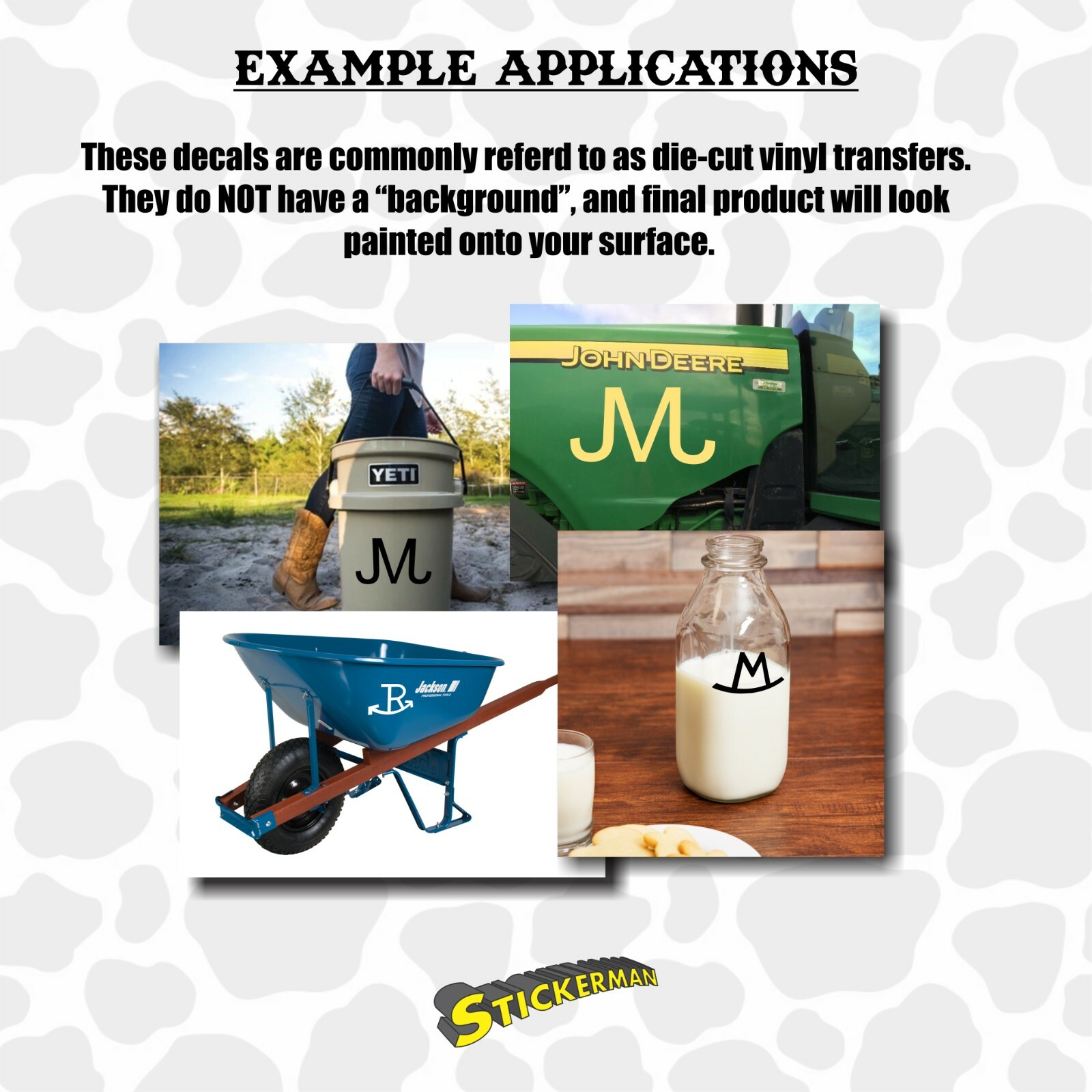 Custom Farm Cattle Brand Vinyl Decal Sticker gallery
