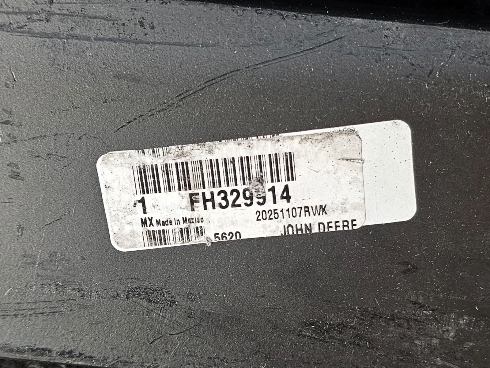 John Deere Suction Offset Clockwise Blade FH329914 For CX15 CX20 E15 FC10R FC15E gallery