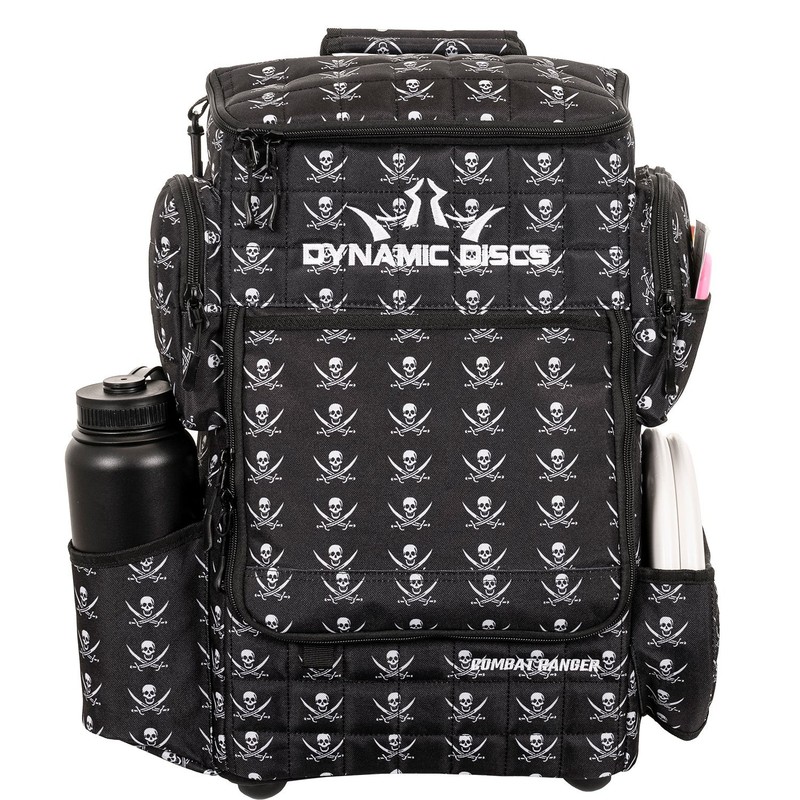 Dynamic Discs Combat Ranger Bag Backpack Disc Golf Bag Black Jolly Roger Color gallery