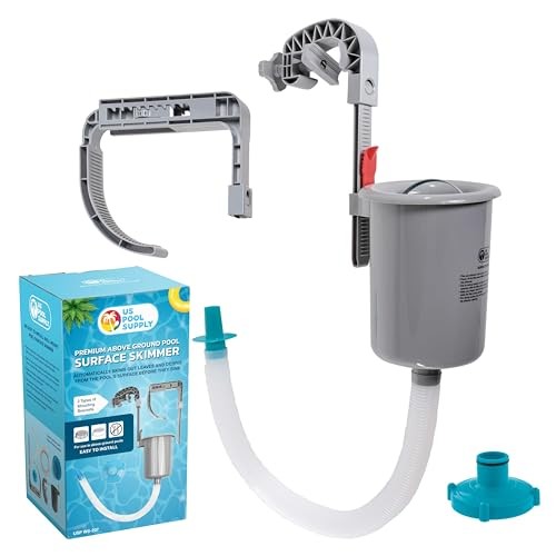 Pool Skimmer - Above Ground Pool Skimmer, Floating Pool Surface 3.5 Liter gallery
