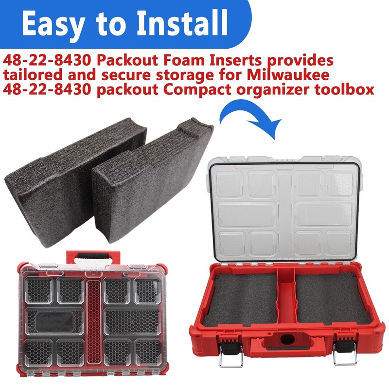 48-22-8430 Packout Foam Inserts for Milwauke Packout Foam Insert and Tool Box... gallery
