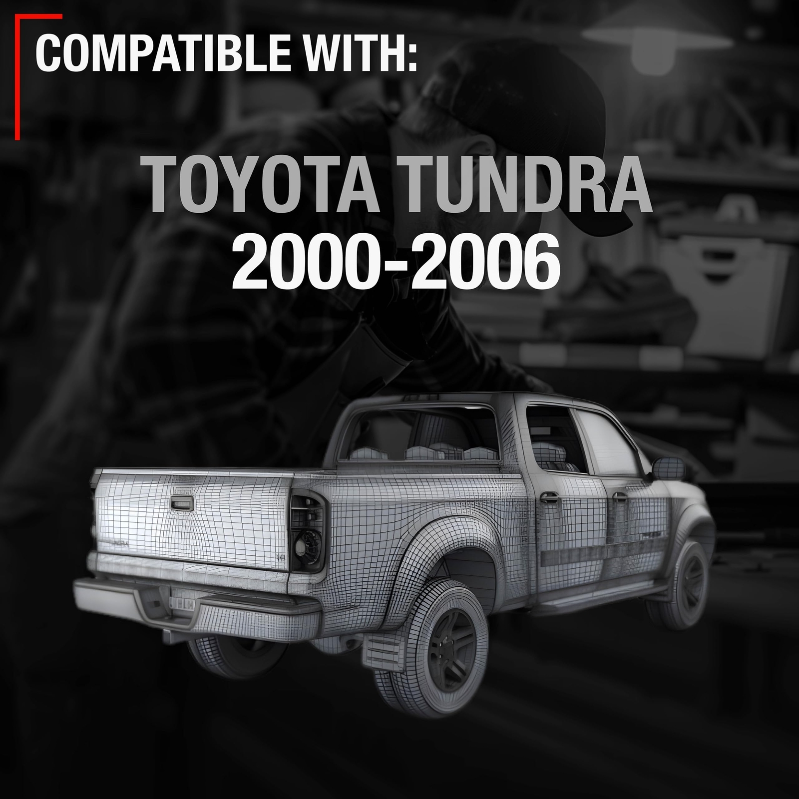 Tailgate Handle Assembly Replacement - Compatible with 2000-2006 Toyota Tundr... gallery