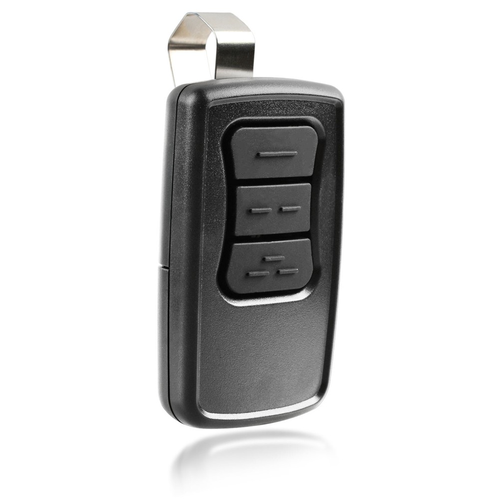 Black Shell 3-Button Garage Door Visor Remote Opener for Genie GM3T-R