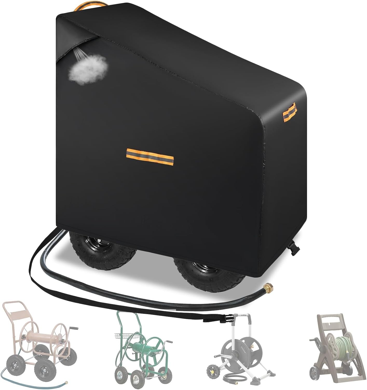 Hose Reel Cart Covers for Outside,Heavy Duty 420D Hosepipes Cover gallery