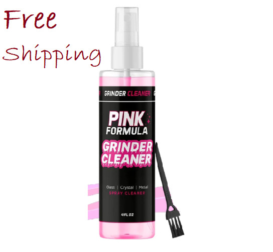 Pink Formula 420 Herb & Spice Grinder Cleaner (Brush included) - 4oz gallery