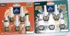 10 Glade PlugIns – Pumpkin Ginger 3 Balsam Spruce & 2 Bergamot Eucalyptus