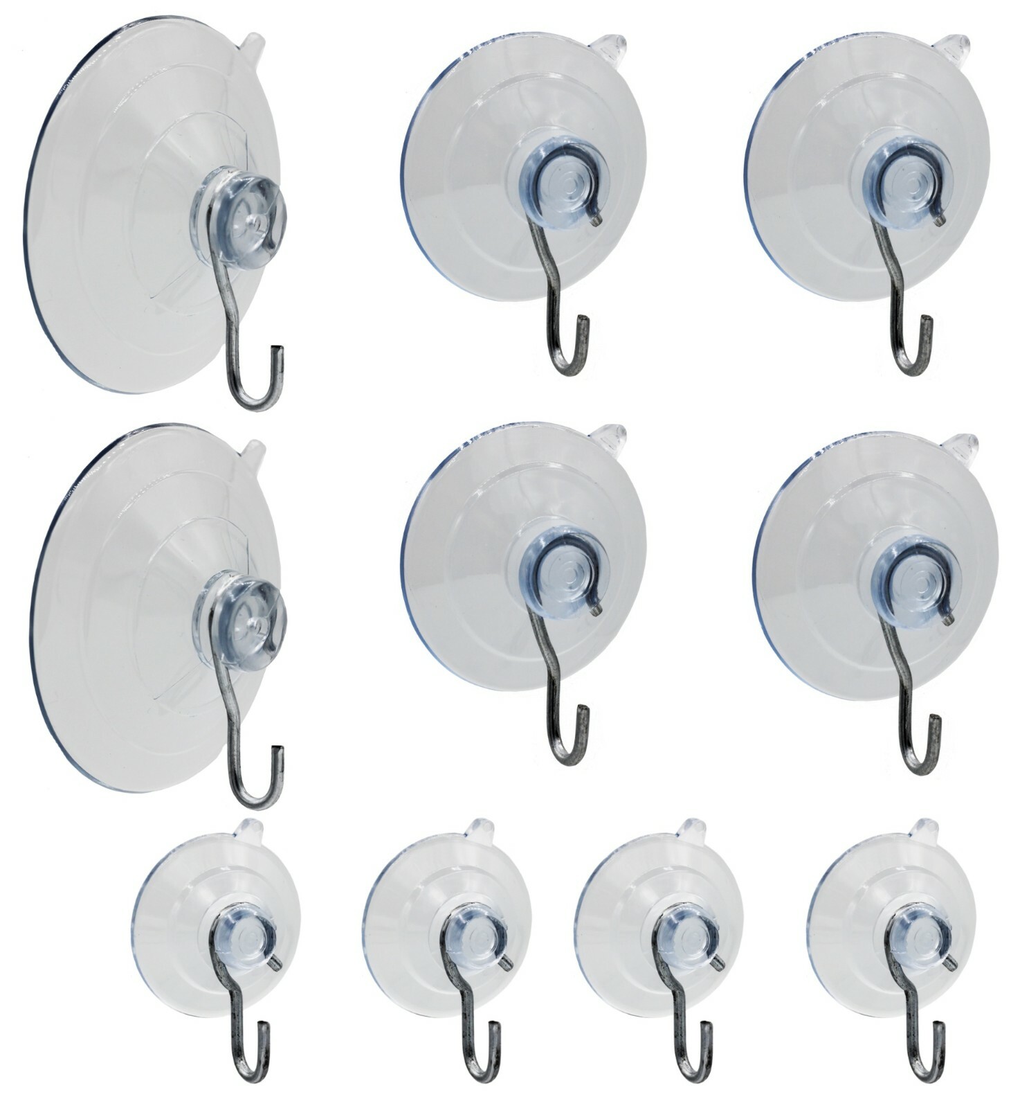 Suction Cup Hooks Combo Pack, 10 Pack, Powerful Window Hanging Suction Cups gallery