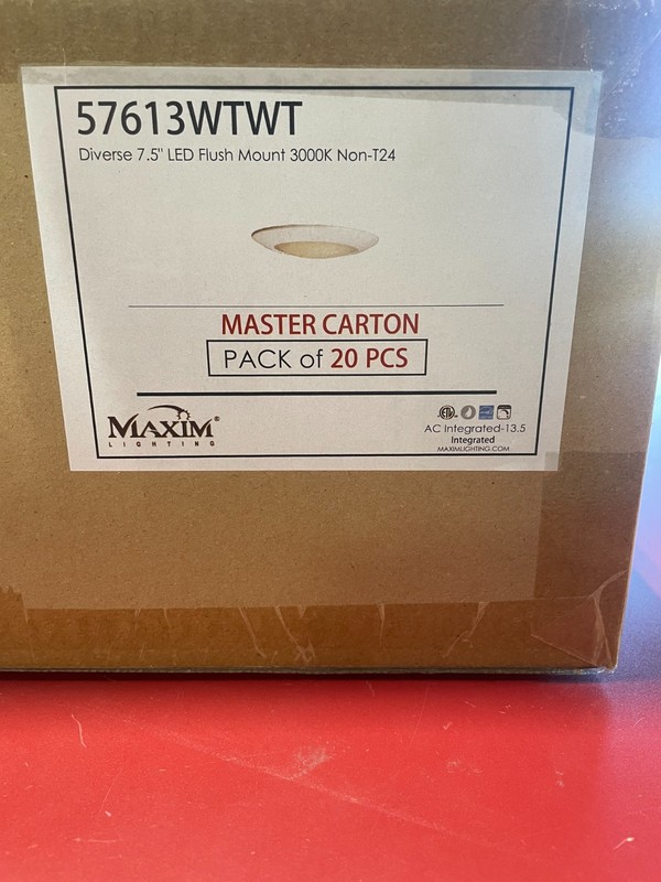 Maxim Lighting LED Flush Mount Diverse 7.5" 57613WTWT qt. 1 gallery