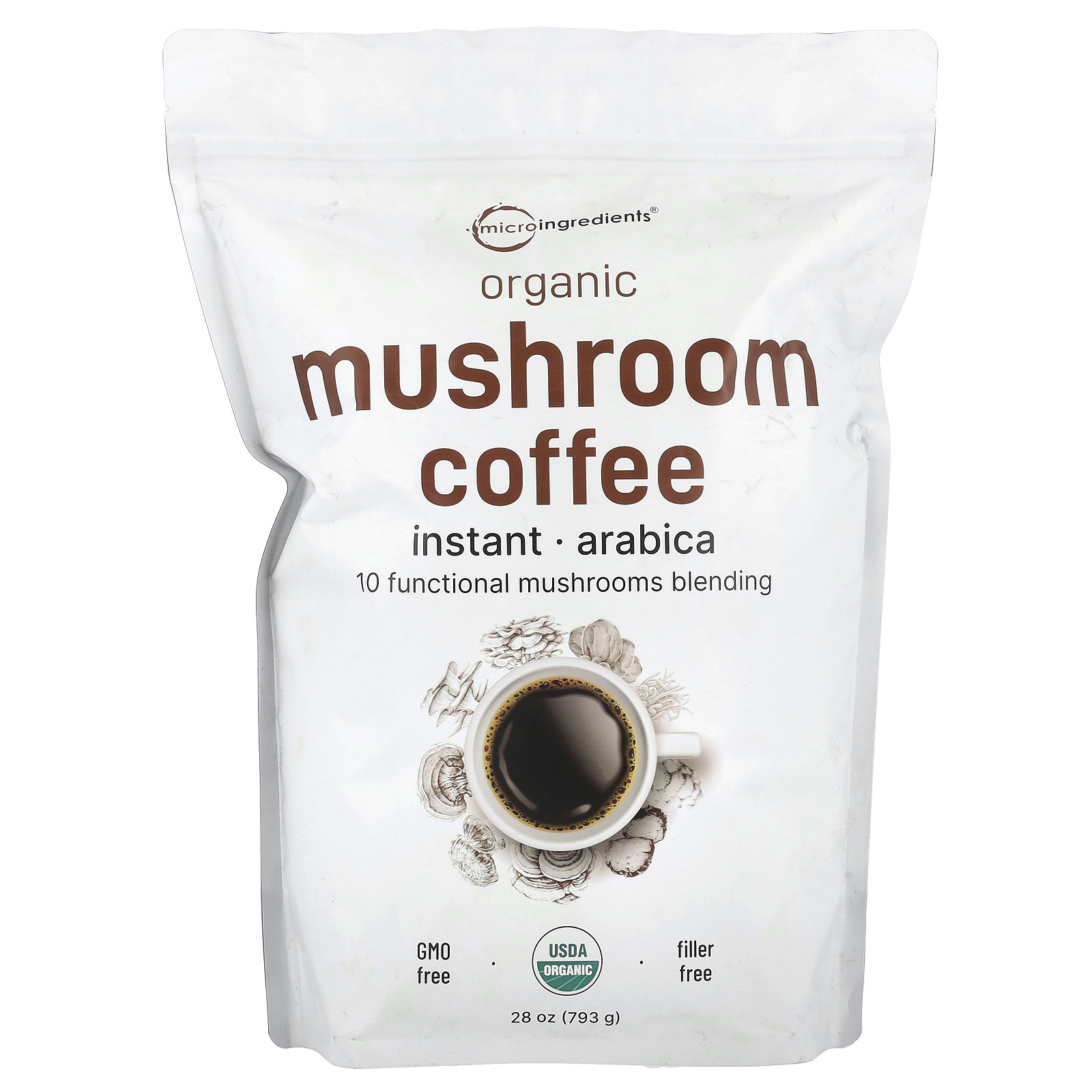 Organic Instant Mushroom Coffee, 28 oz (793 g) gallery