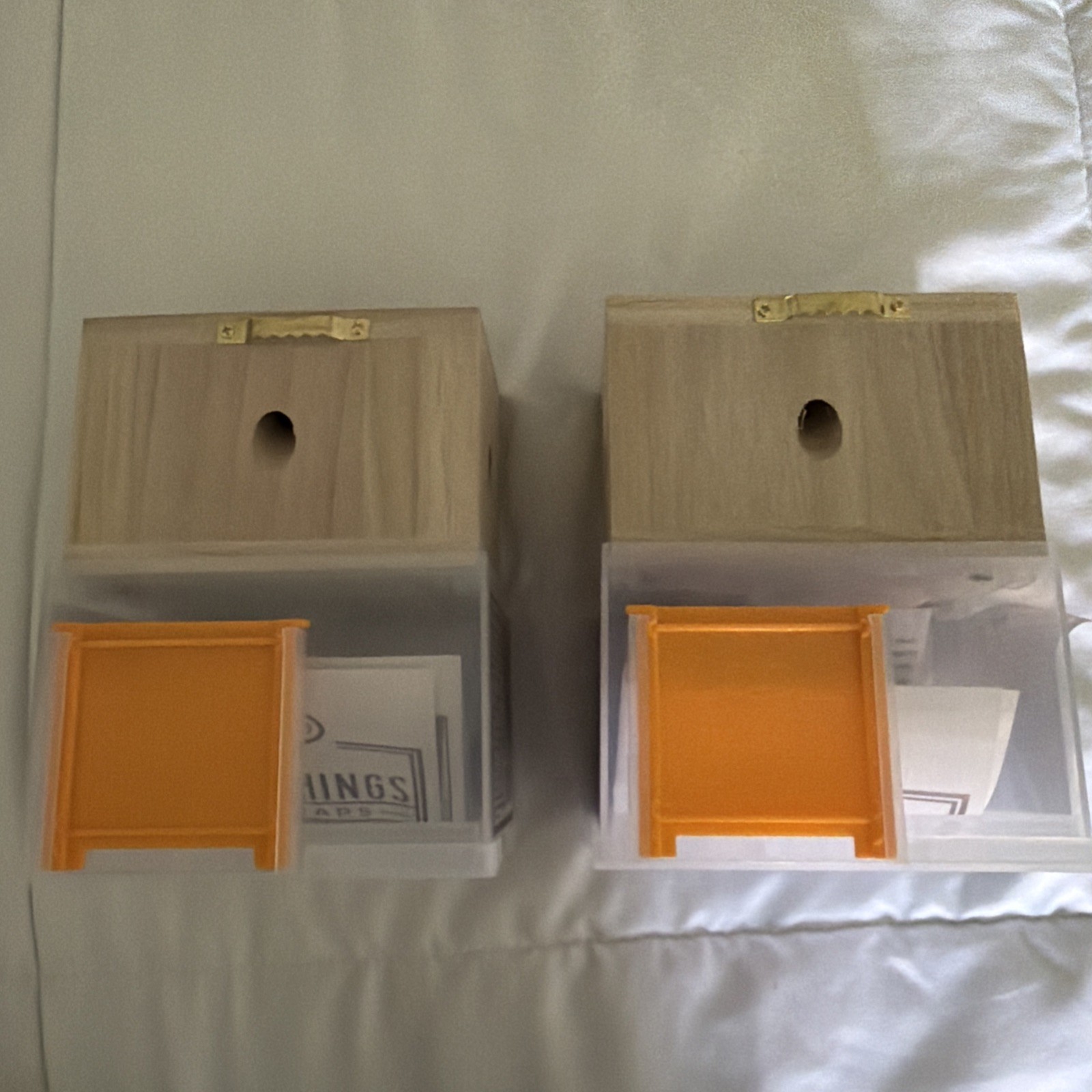 Bees 'N Things Outdoor Carpenter Bee Traps, NEW Lot Of 2 Log Cabins Safe Release gallery
