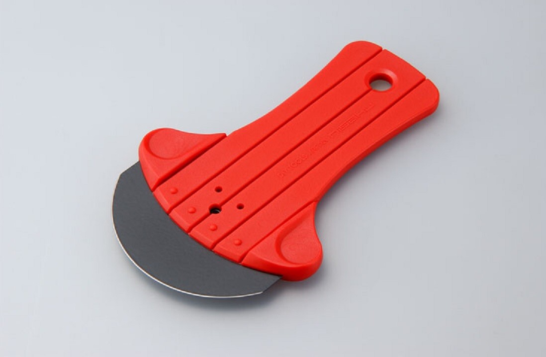 NISAKU FINGER BENT SCRAPER STAINLESS BLADE "S" TYPE 2151 MADE IN JAPAN gallery