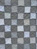 Handmade Gray White Patchwork Quilt 100% Cotton Traditional 42" x 52" New gallery