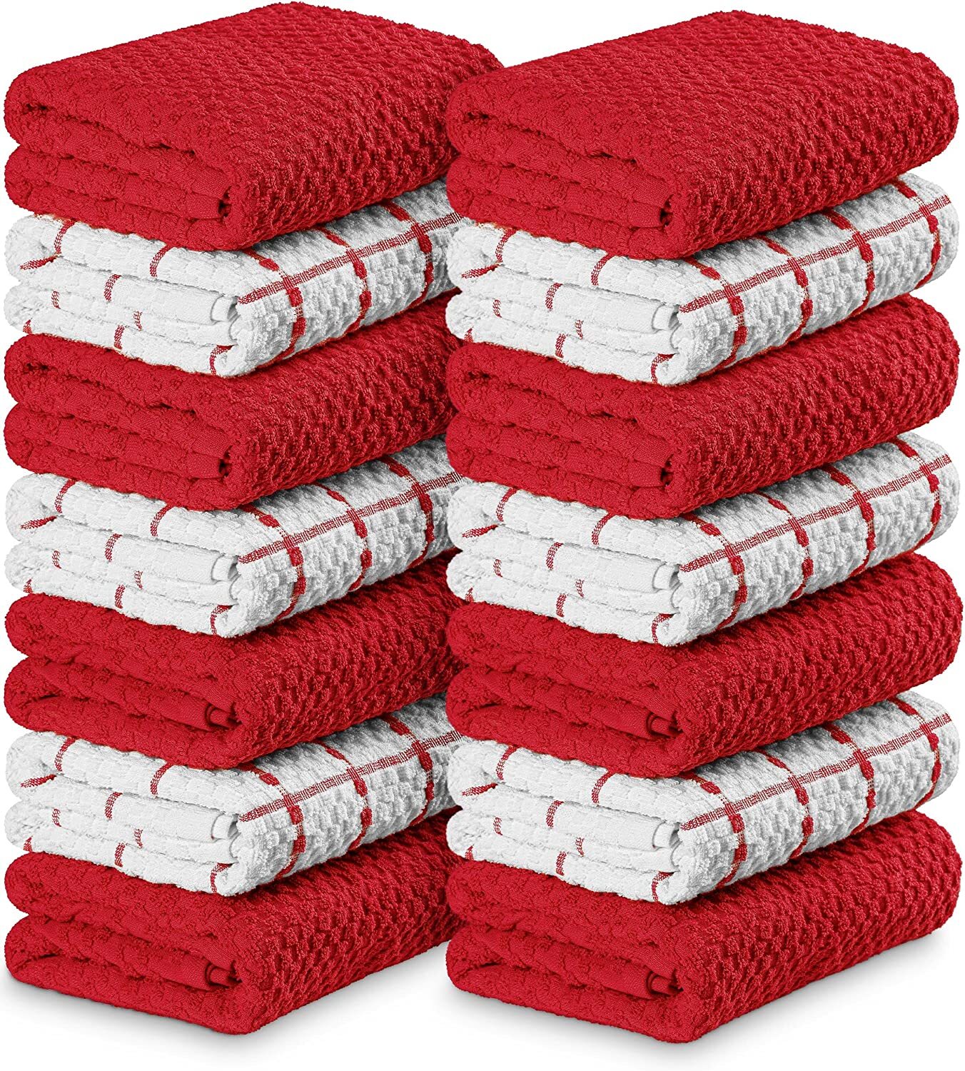 Pack Kitchen Towel Dish Cloth Super Absorbent Tea Towels 15x25" Utopia Towels gallery