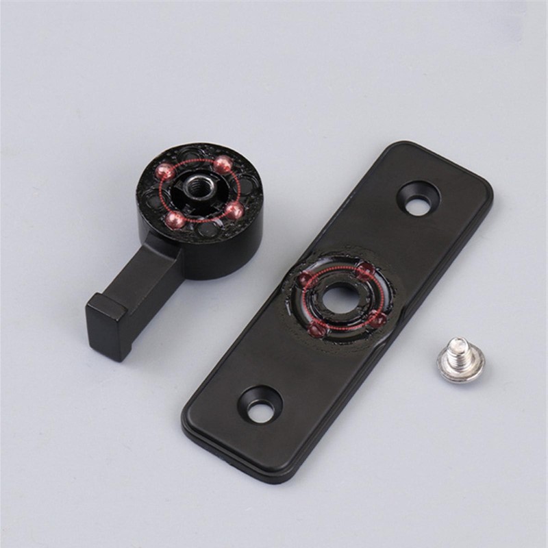 Interior Door Bolt Luminous Surface-mounted Room Door Latch 90 Degree gallery