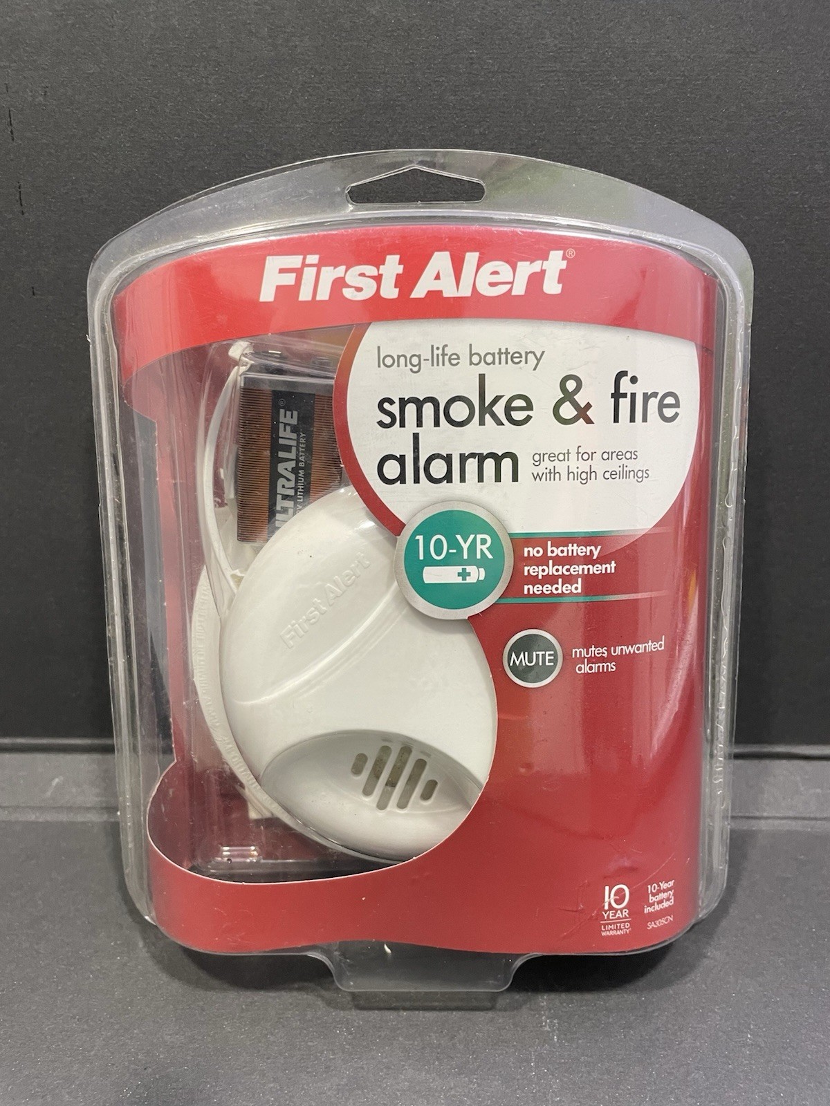 First Alert Smoke Fire Alarm w/ 10 Year Lithium Battery 85 dB SA305CN New Sealed gallery