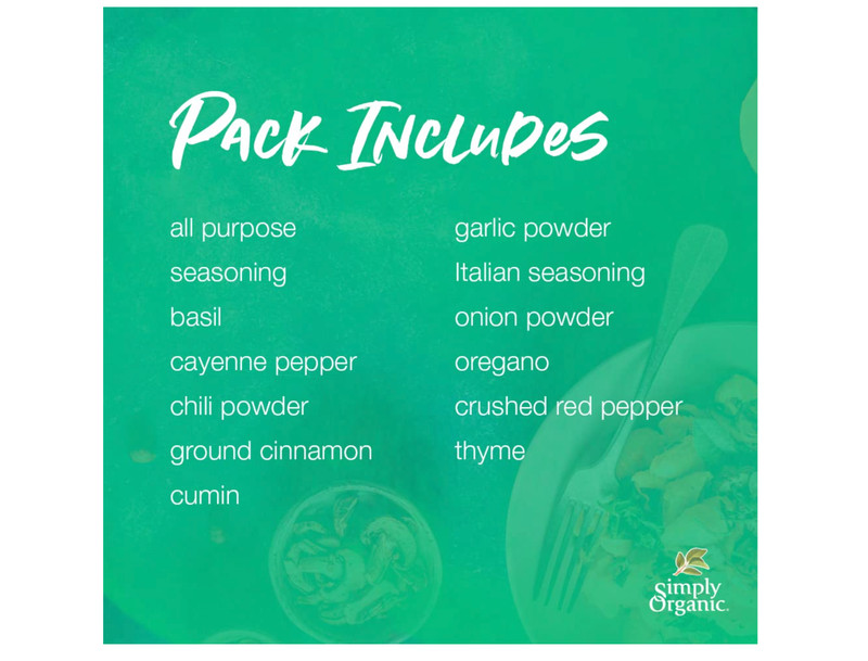 Simply Organic Starter Spice Gift Set 12 spices gallery