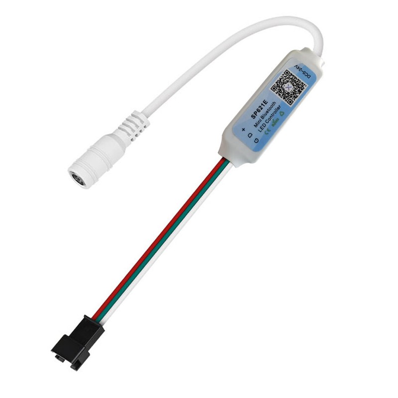 SP621E Bluetooth-compatible LED controller APP control For WS2812 LED strip gallery