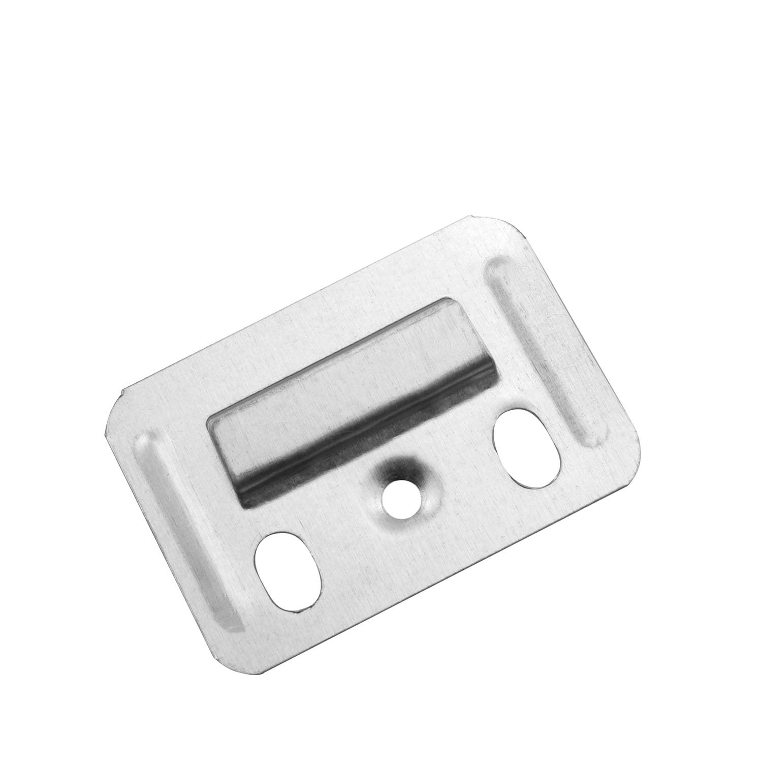 50PCS Stainless Steel PVC Buckle Wall Mounting Clips Fixing Plate Buckle Clip gallery