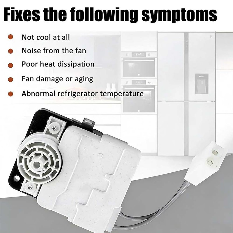 For Whirlpool For Maytag Refrigerator Evaporator Fan Motor W10464673 Replacement gallery