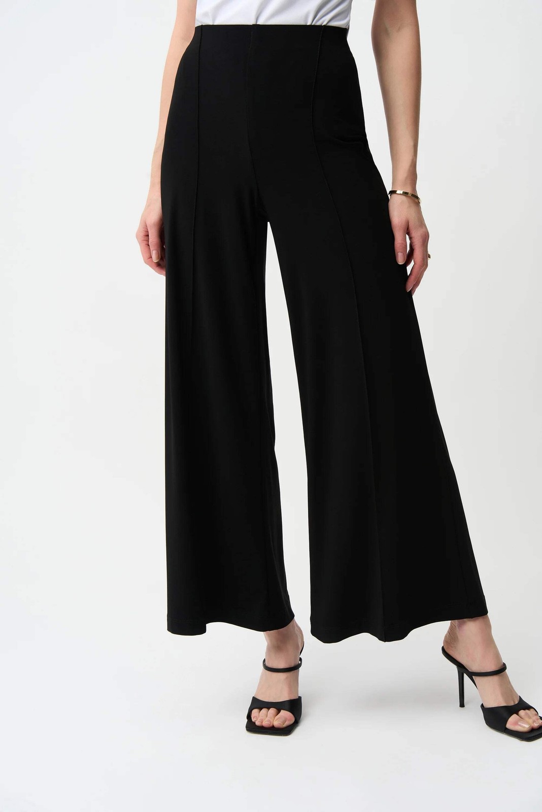 Joseph Ribkoff Black Pull-On Wide Leg Pants 251017S26 gallery