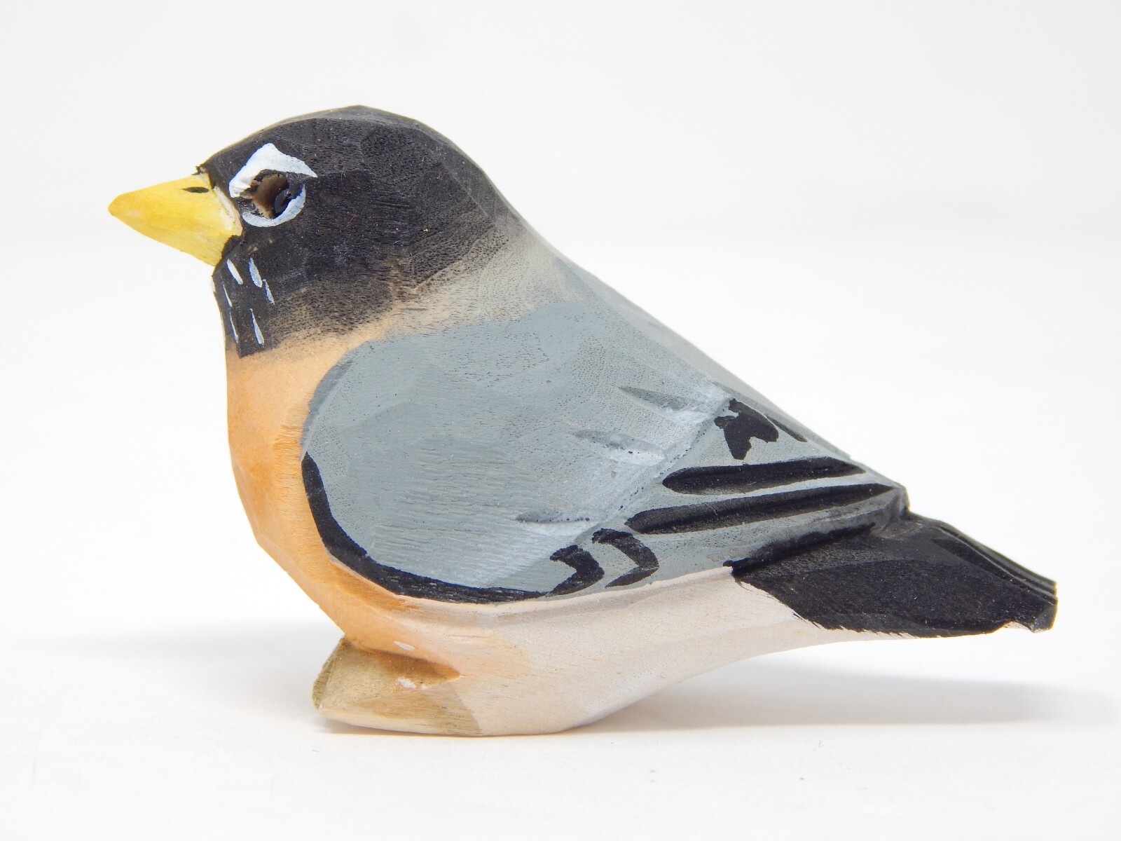 Robin Figure Miniature Bird Statue Carve Sculpture Decor Garden Cake Topper gallery