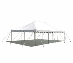 Weekender Pole Tent 20×30 White Canopy Event Wedding Party Backyard Gazebo