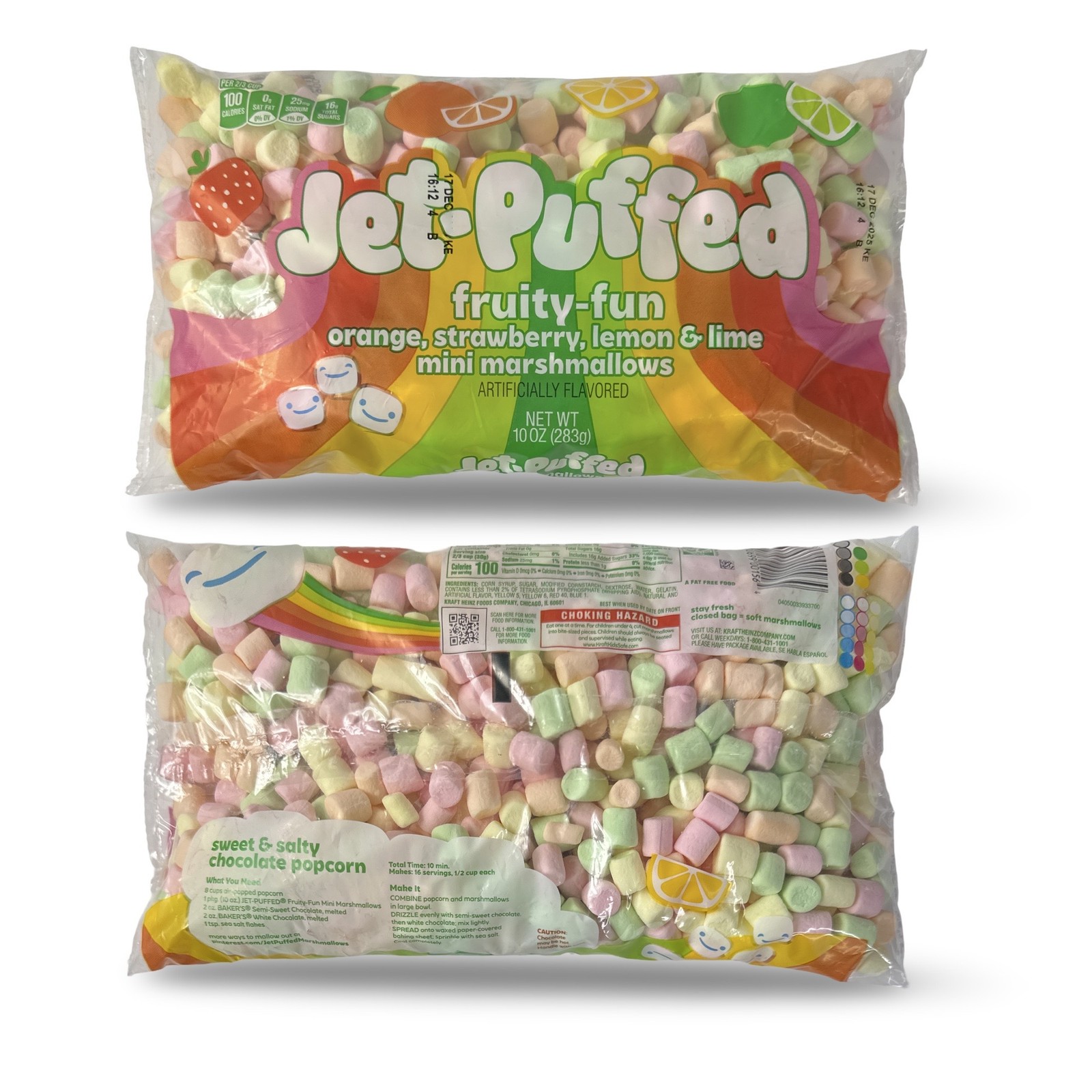 Jet Puffed Fruity Fun Mini Fluffy Marshmallow Snack, 4x 10 Oz. Bags gallery