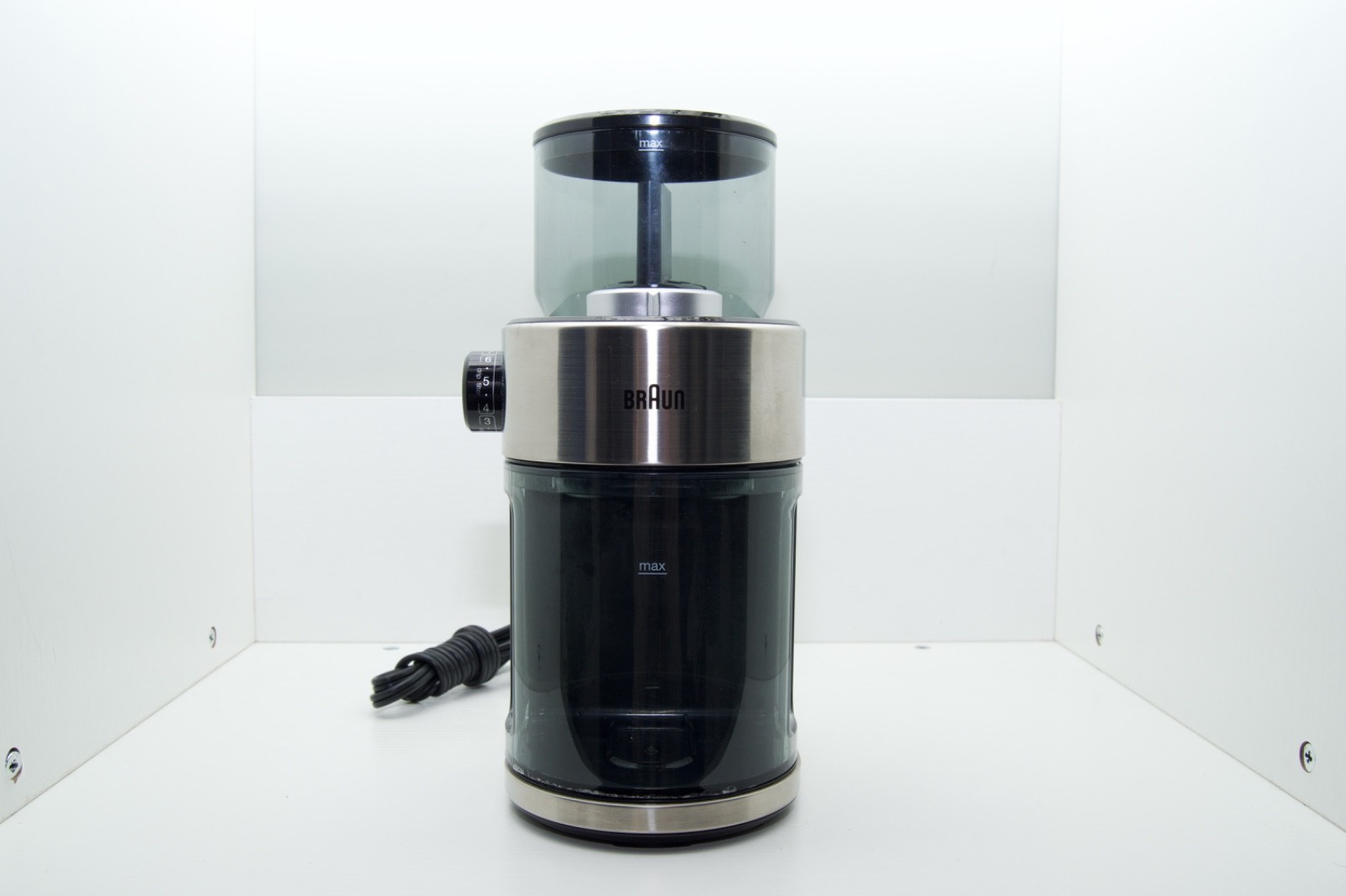Braun Burr Coffee Grinder Stainless Steel Model KG7070 gallery
