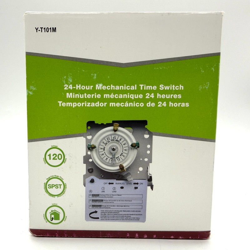 T101M Pool Pump Timer Mechanism 24-Hour 120V 40A 60Hz SPST Mechanical Switch gallery