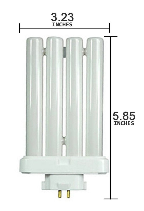 3 Pack 27W FML27 Fluorescent Replacement Bulbs 4-Pin 6500K Natural Daylight Lamp gallery