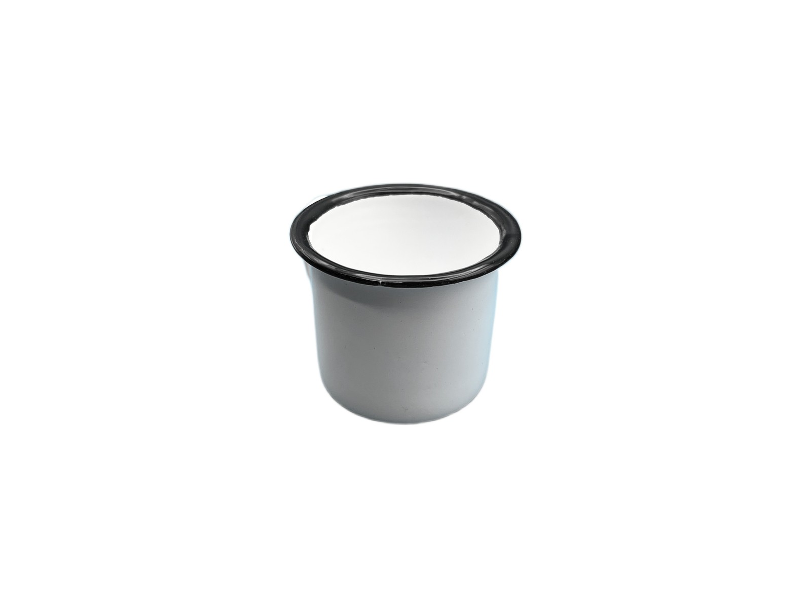 Bene Casa Mini White Enamel Espresso Cup, 3 oz 3 Pieces gallery