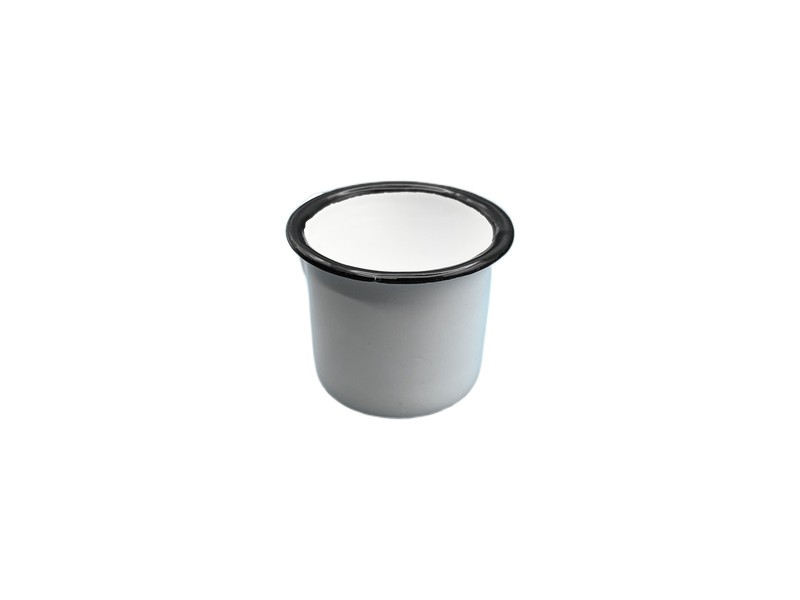 Bene Casa Mini White Enamel Espresso Cup, 3 oz 3 Pieces gallery