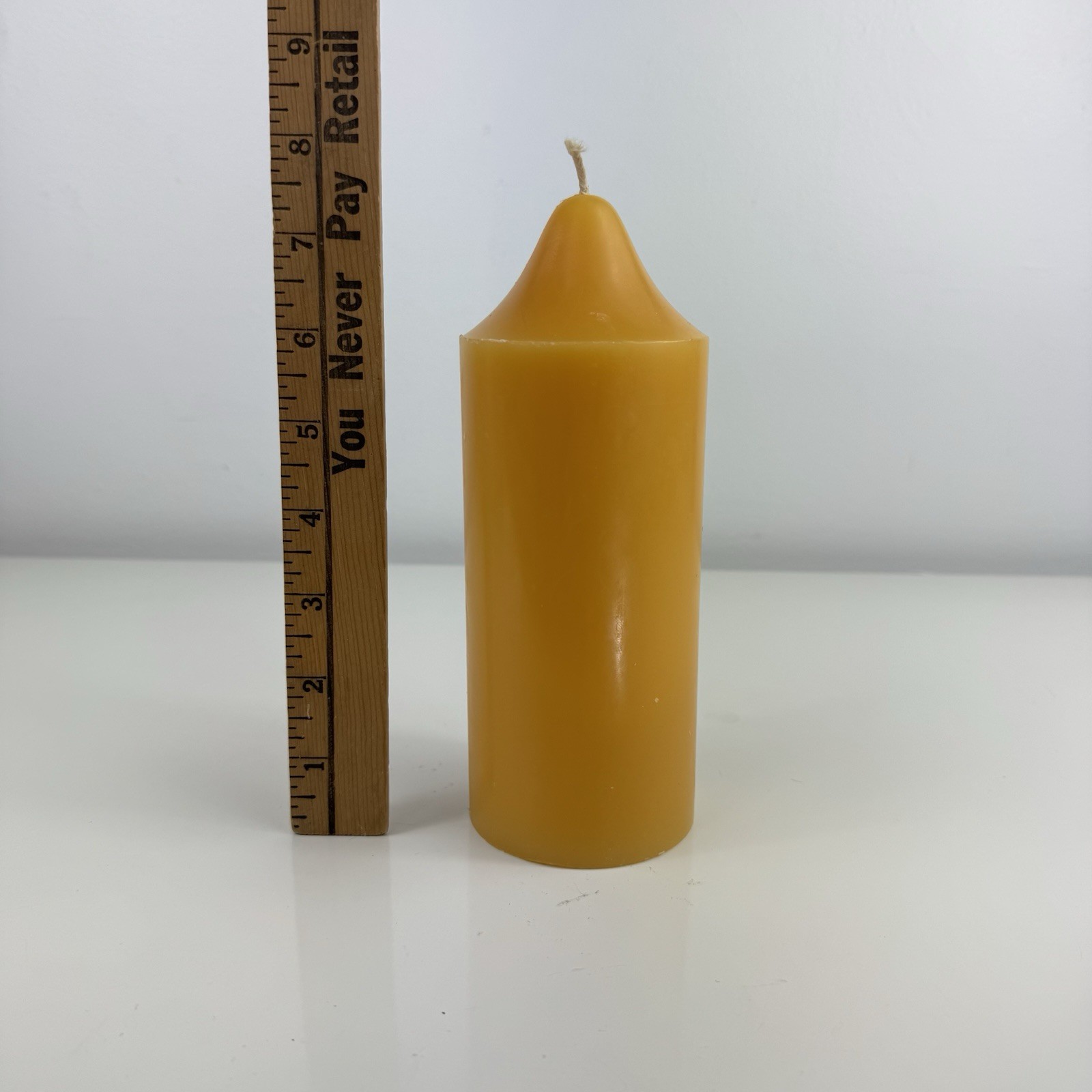 Partylite 2.75" x 7.5" Pillar Candle Never Used Scent 3022 Made in USA gallery
