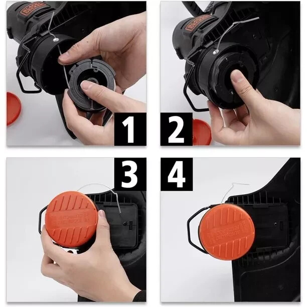 Black Decker AF-100 String Trimmer Parts Line Spool Weed Eater Edger 6PK gallery