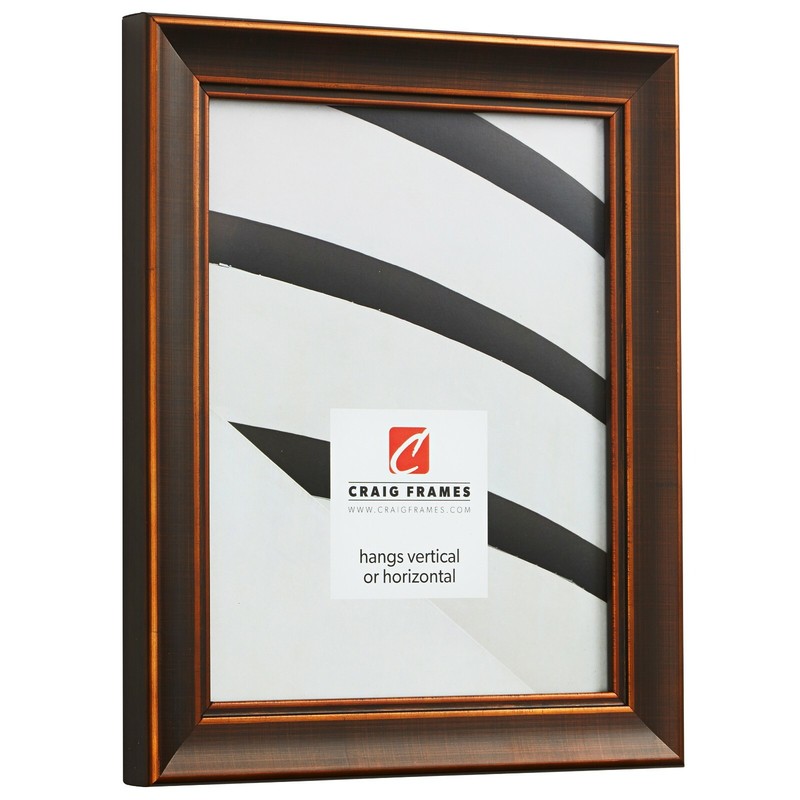 Craig Frames Metropolis, 1.25 Inch Wide Antique Bronze Picture Frame gallery