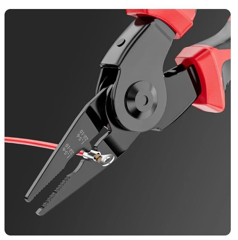 5 IN 1 Plier Set with 5 Interchangeable Tool Heads Wire Stripper Crimping Plier gallery
