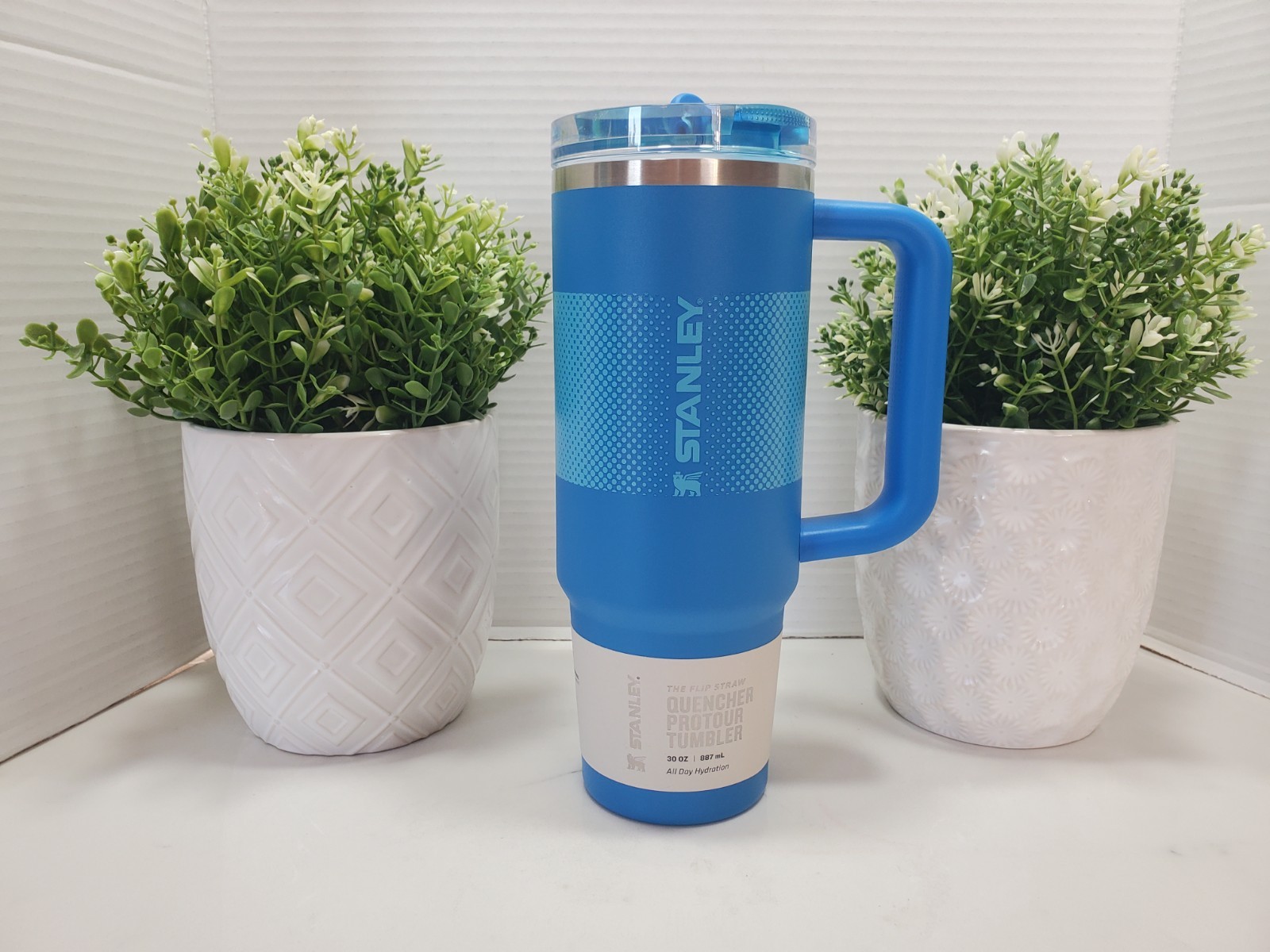 STANLEY Quencher Protour Flip Straw Tumbler 30 oz Azure Fade / Blue 🔵 NEW gallery