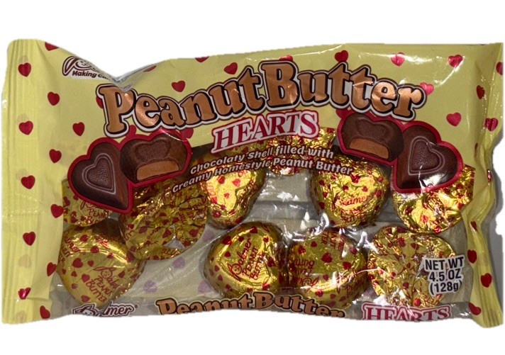 Peanut Butter Hearts Chocolaty Shell Filled W Creamy Peanut Butter 1ea 4.5oz Bag gallery