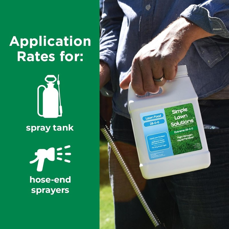Maximum Green & Growth- High Nitrogen 28-0-0 NPK- Lawn Food Quality Liquid Fe... gallery