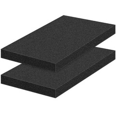2 PCS Polyurethane Foam Sheets 16″ L X 12″ W X 1.6″ T Packing Foam Inserts Cutta